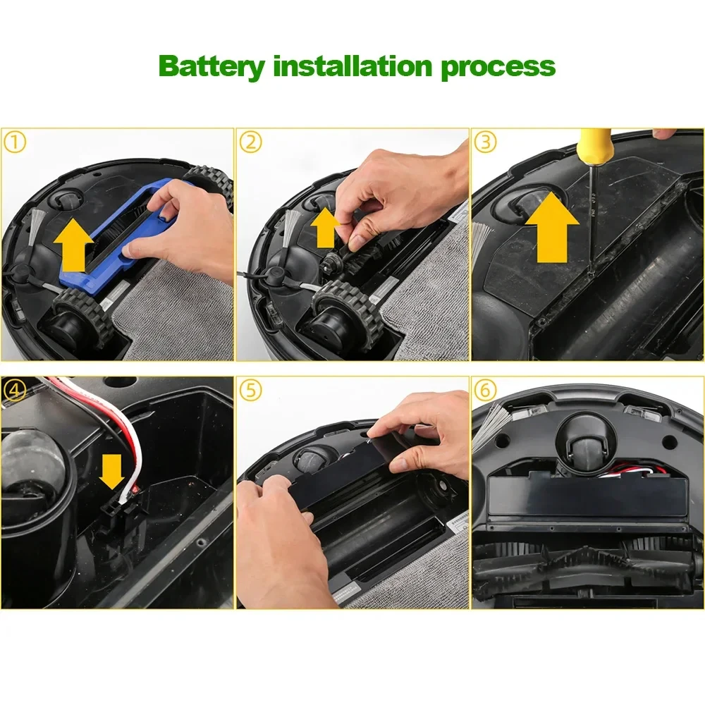 Новая аккумуляторная батарея для робота-пылесоса Xiaomi 2S Mijia STYTJ02YM 14 8 в 2600 мАч