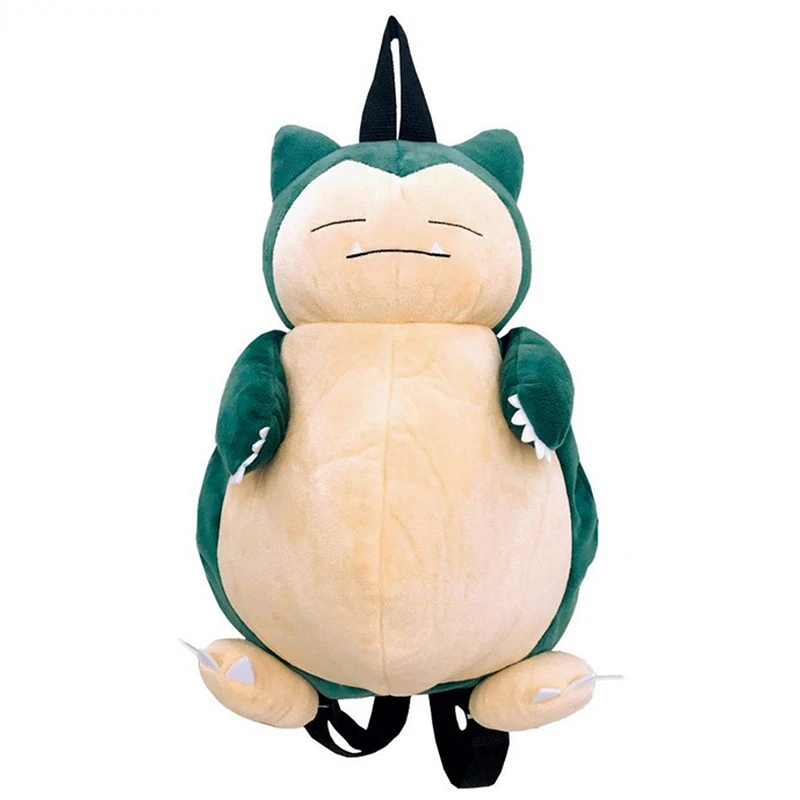 

Pokemon Snorlax Plush Backpack Cosplay Cartoon Multi Function Shoulder Bag Girl handbag mochila Gifts For Children