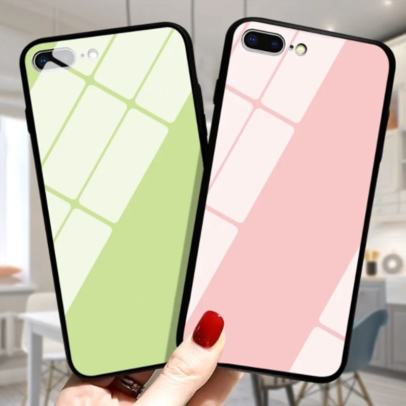 

Casing For Oppo Realme V20 V23 Narzo 20A 20 30A 50 50i 50A Prime 5G GT GT2 Pro Solid Color Tempered Glass Hard Case For Neo 2 3