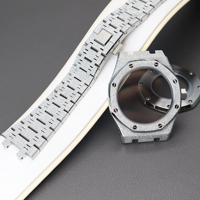 41mm Case Strap Men's Watch Watchband Parts Sapphire Crystal New Releases Waterproof 31.8mm Dial For Seiko nh36 nh35 Movement enlarge