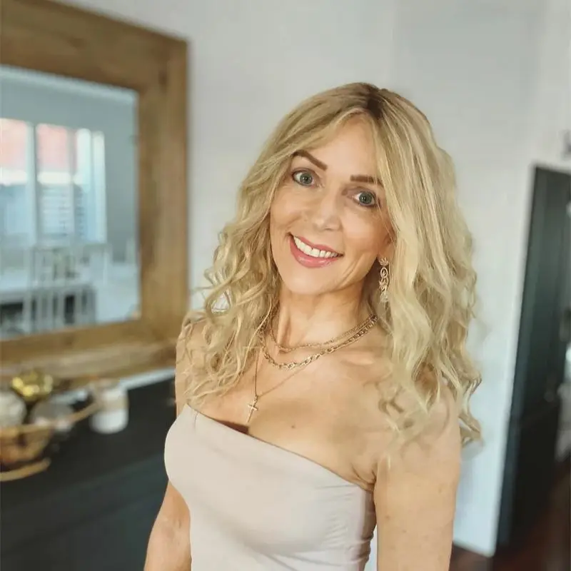 Короткая волна воды Боб Ombre Платиновый блондин Парик Синтетический HD Прозрачный