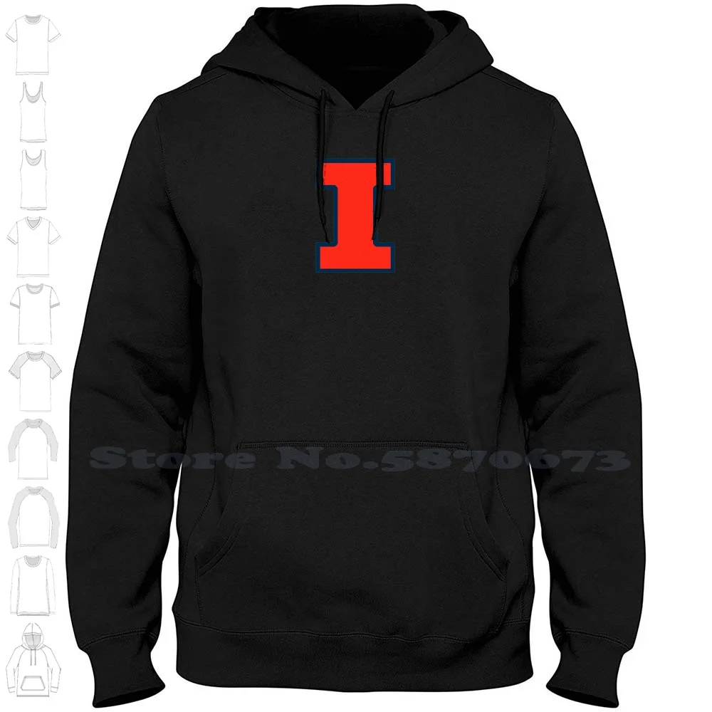 

Illinois Fighting Illini Logo High-quality Hoodie New Graphic Sweatshirt