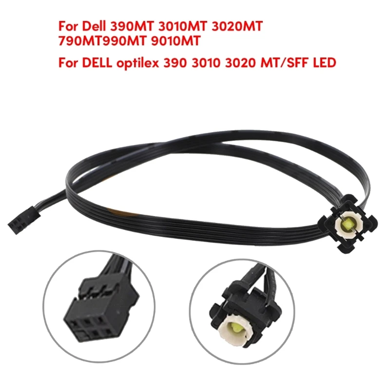 

Upgraded Power Switches Cable for Optiplex 390 3010 3020 SFF Large Case Chassis Power Supply Cord P9JB