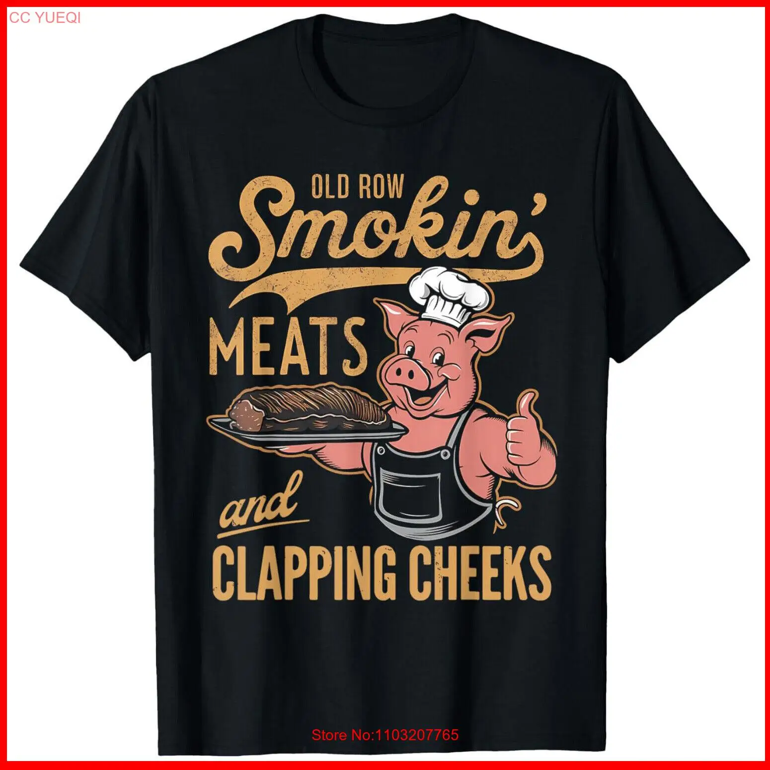 Смешная черная хлопковая Футболка с изображением старого ряда мяса и щек