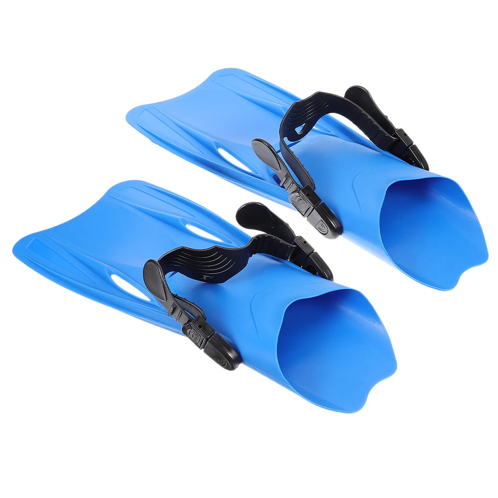

Swim Fins Swimming Adult Training Adjustable Diving Flipper Plastic Flippers Women Child