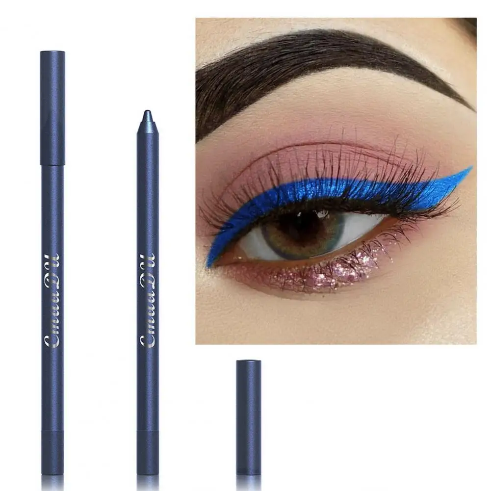 

Waterproof Eyeliner Portable Shiny Glitter Colored Eyeliner Set 12 Colors Liquid Eyeliner with Sharpener Quick-drying for Party