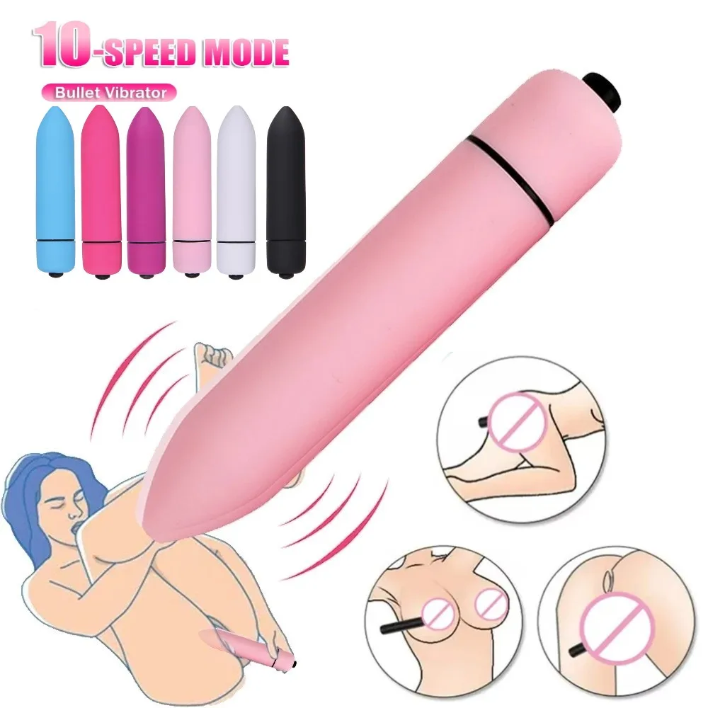

10-скоростной Вибратор-пуля, многоскоростной вибратор для точки G, вагины, клитора, Анальная пробка, анальные Эротические товары, секс-игрушки для женщин, мужчин, взрослых