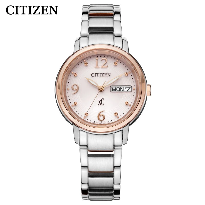 CITIZEN Eco-Drive XC Series отображение даты недели модные простые женские часы из