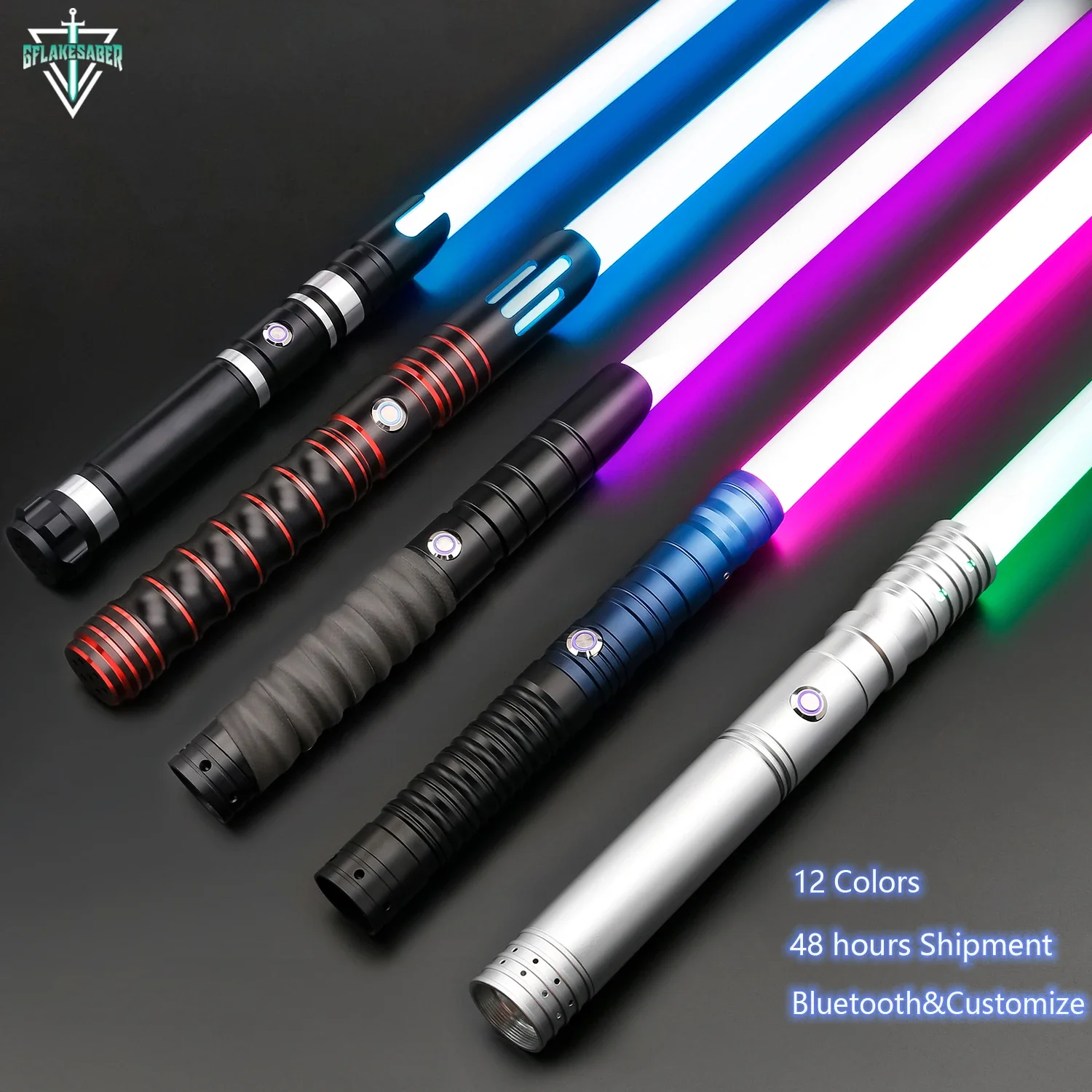 TXQSABER Тяжелый дуэльный световой меч SNV4 RGB Гладкая поворотная металлическая