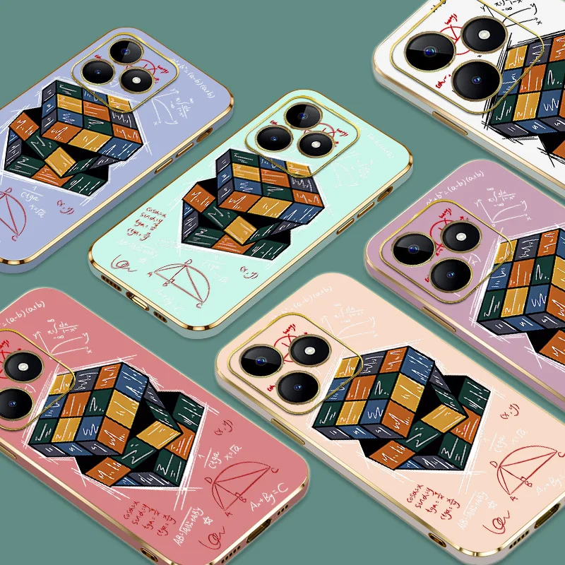 Оригинальный защитный чехол для OPPO Realme C53 C55 C33 V30 V25 C30 C30S GT Neo5SE Neo5 Neo3 Explorer Master