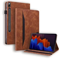 pu leather tablet case for lenovo tab p12 pro case card holder business folio cover for lenovo xiaoxin pad pro 12 6 inch 2021