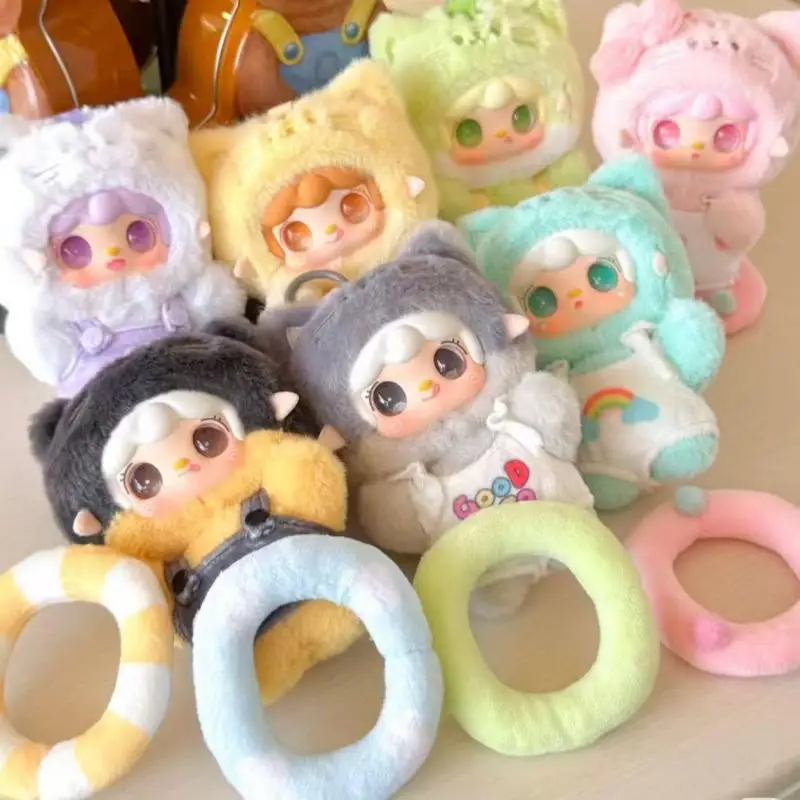 Фото Оригинальная декоративная подвеска-кукла Yooki Oxygen Meow Summer Party Blind Box, милая кукла ручной работы, подарок-сюрприз на день рождения №5