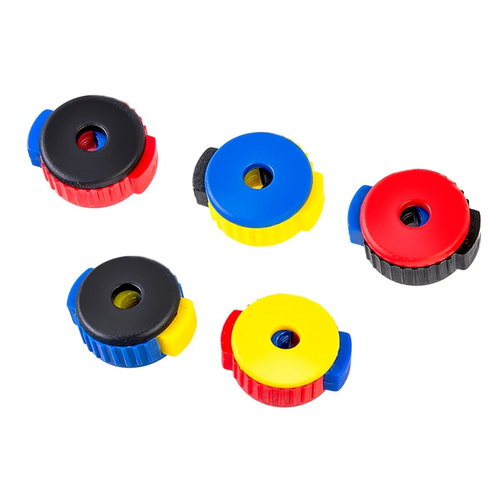 

5Pcs Drum Cymbal Mate Quick Release Drum Accessories Mix Color Push-On Design Convenient To Use