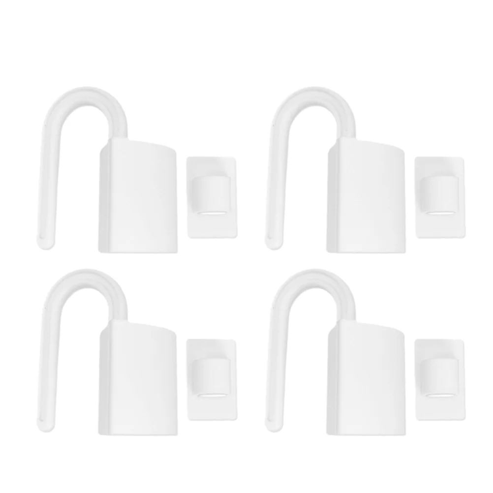 

10 Pcs Toddler Door Lock Wedge Rotatable Protector Anti-pinch Clips Baby Stopper