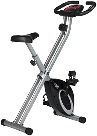 

bicycle trainer, foldable exercise bike, with LCD training computer, integrated hand pulse sensors, 8 resistance levels, particu