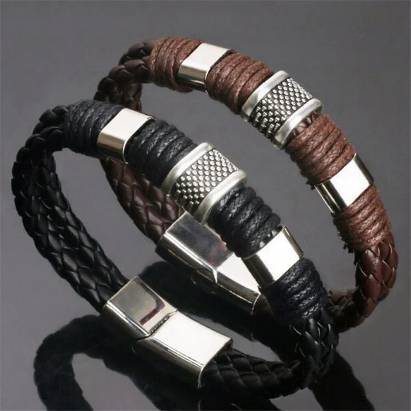 

Fashionable Men's All-match Woven Personalized Hand Jewelry Bracelet