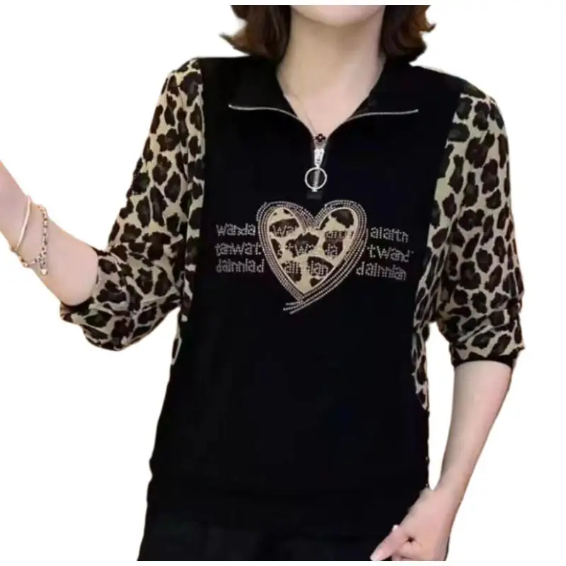 Женские модные блестящие пуловеры с бриллиантами длинными рукавами и облегающим