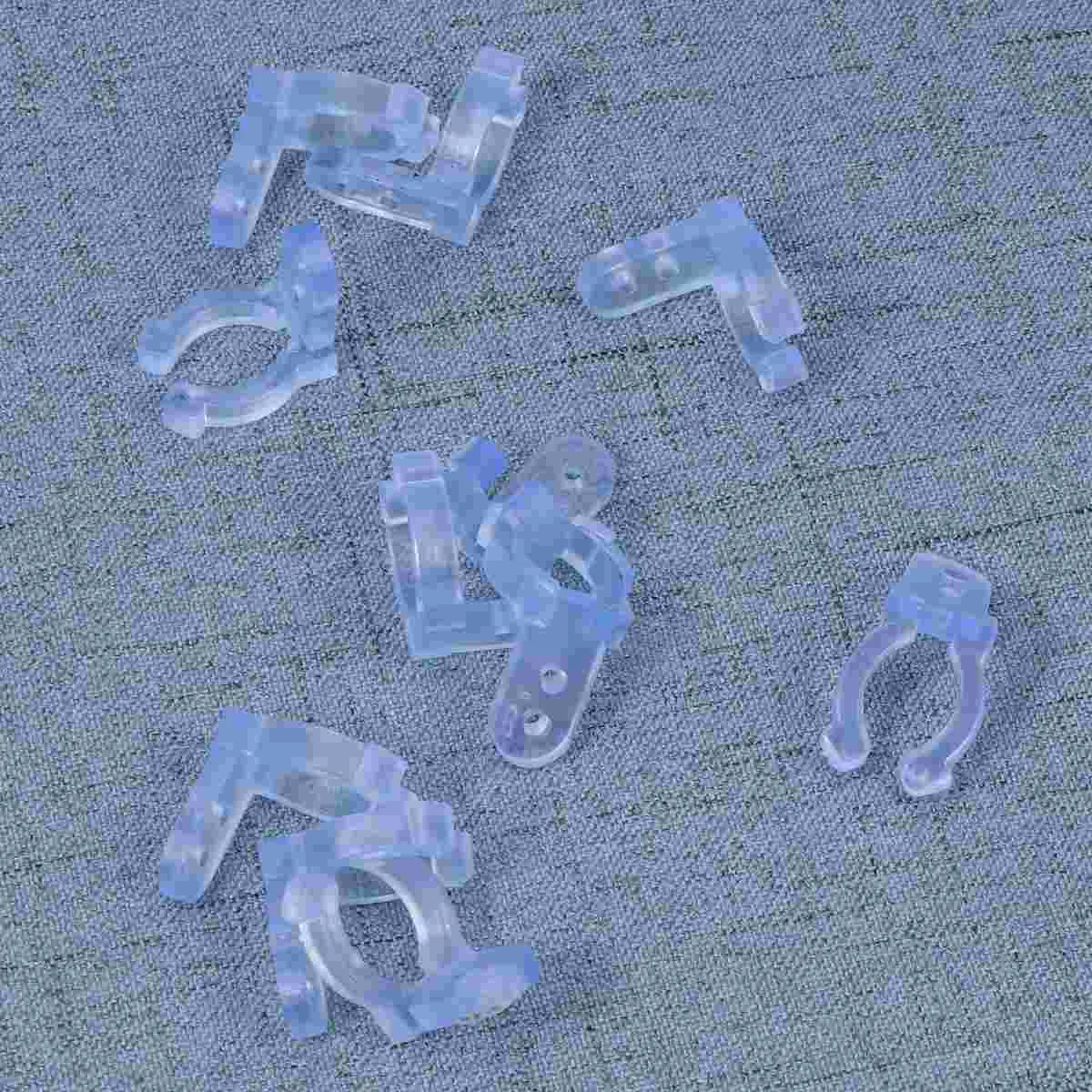 

50 PCS/Pack Outdoor Light Strip LED Rope Clips Round Second Line Mounting Holder