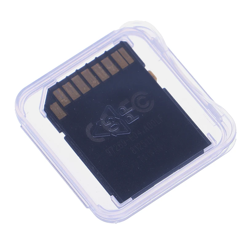 10 шт. прозрачные защитные чехлы для SD SDHC MMC XD CF карт