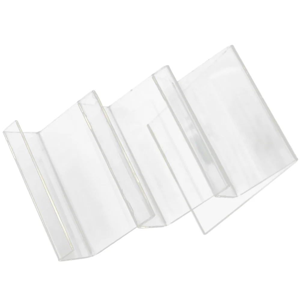 

Acrylic Wallet Holder Tabletop Display Organizer Purse Rack Stand Transparent Ladder Case Shelf