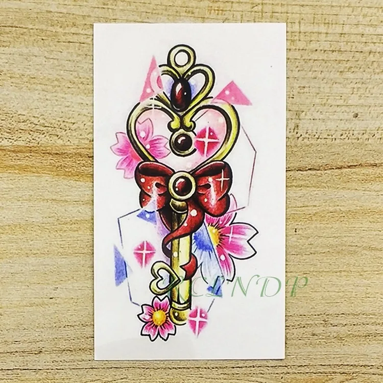 Водостойкая Временная наклейка для татуировок черная искусственная татуировка