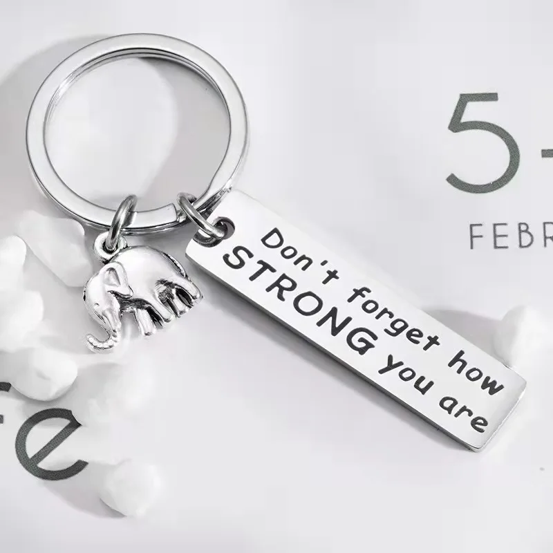 Брелок из нержавеющей стали с надписью квадратная подвеска не образует