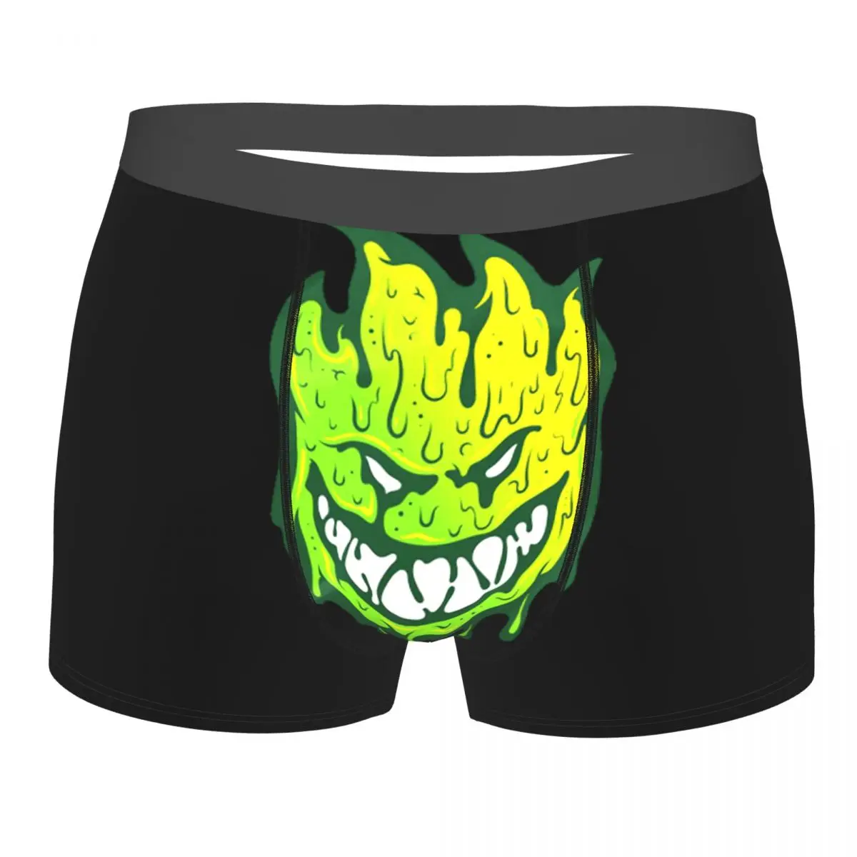

Spitfire Cool Skate Men's Panties Green Slime Fuuny Men Boxer Underwear Cotton for Male Large Size Lot Soft