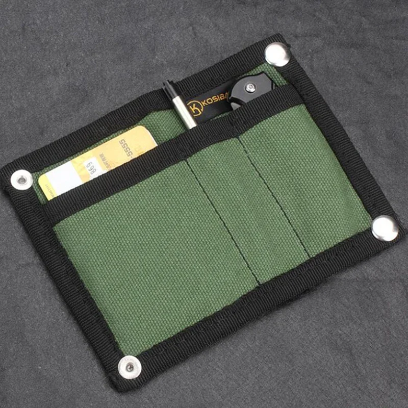 Уличный кошелек для монет нож ручка сумка инструментов складной зажим кредитных