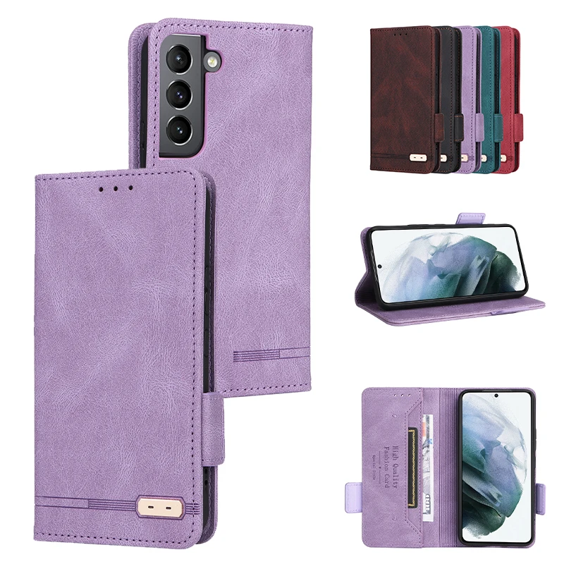 

Fashion Magnetic Leather Phone Case For Samsung Galaxy S22 S21 Ultra Plus A73 A53 A52 A33 A32 A22 A13 A12 A03 A02 S M52 A12