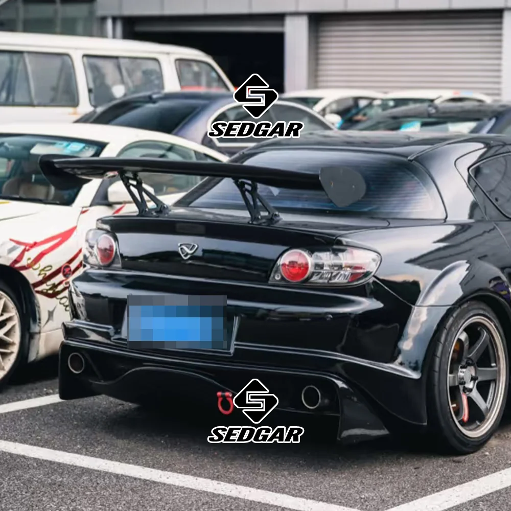 Фото Для 2003 04 05 06 07 08 09 10 11 2012 Mazda RX-8 RX8 GT Стиль Высокое качество ABS пластик Неокрашенный спойлер Багажник багажника Крыло Спойлер №2