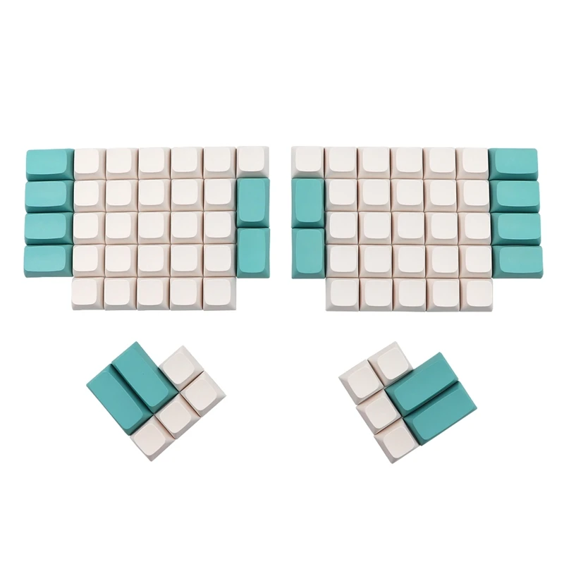 

76PCS Creative Keycap XDA Profile PBT Key Cover for Ergodox Mechanical Keyboard Dropship