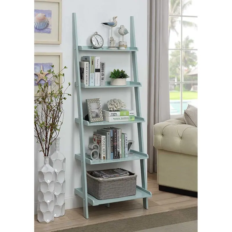 

American Heritage Bookshelf Ladder, Sea Foam