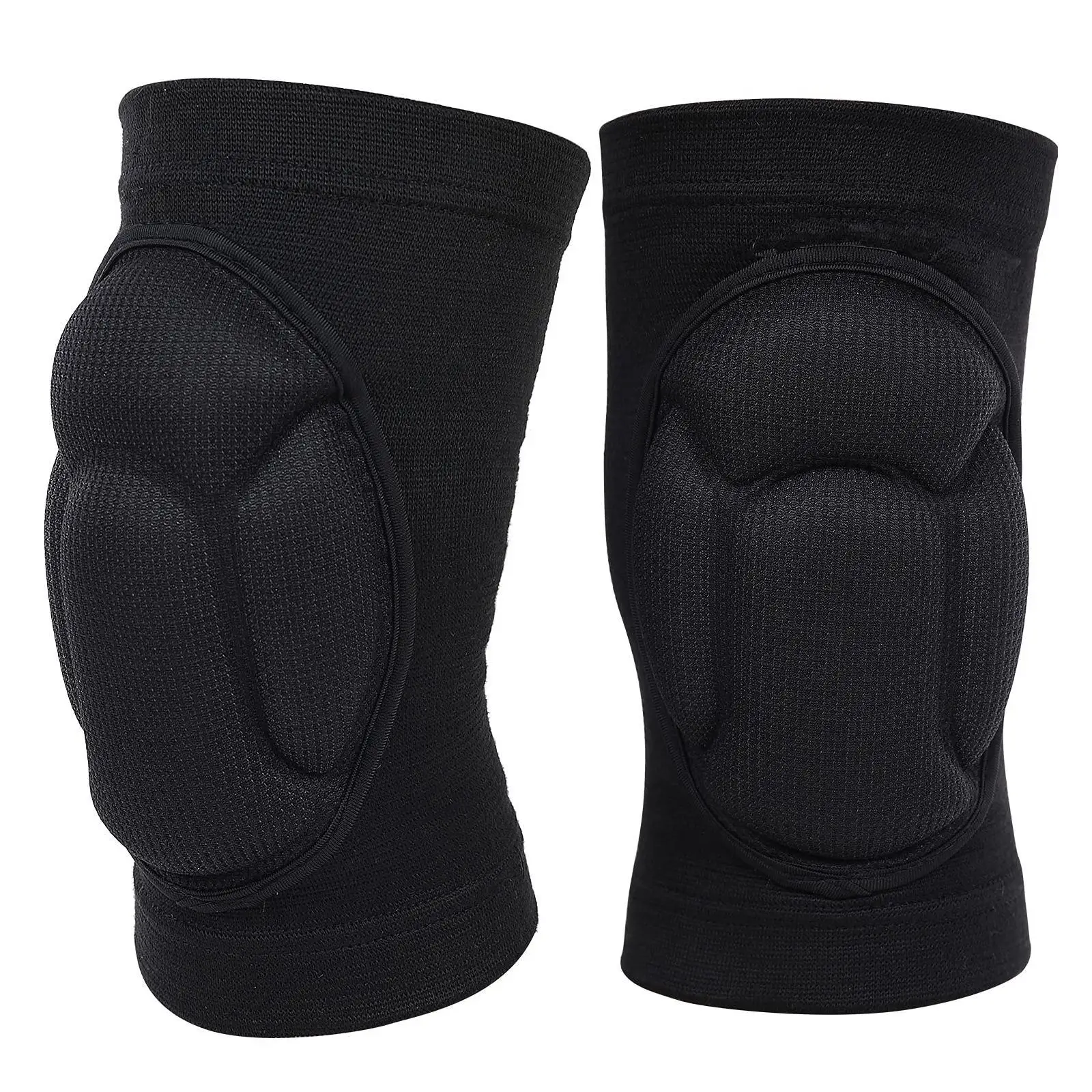 

2pcs Protective Knee Pads Thick Sponge Football Volleyball Extreme Sports Cycling Anti-slip Collision Avoidance Kneepad Brace