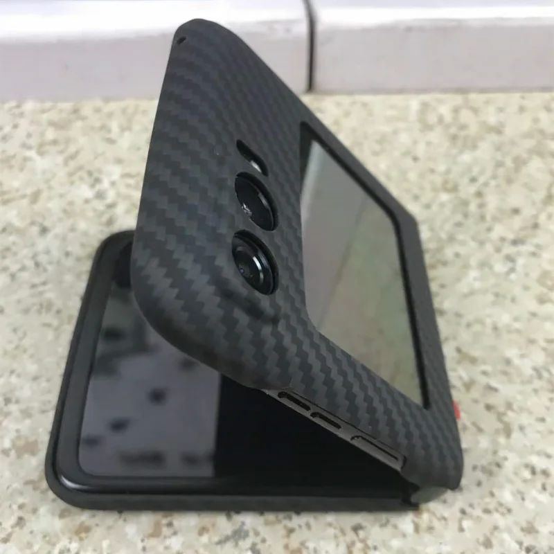 Really Carbon Fiber Case for Motorola Moto Razr 2022 Carbon Fiber Case Aramid Fiber Cover  Moto Razr 2022 Ultra-thinPhoneCase