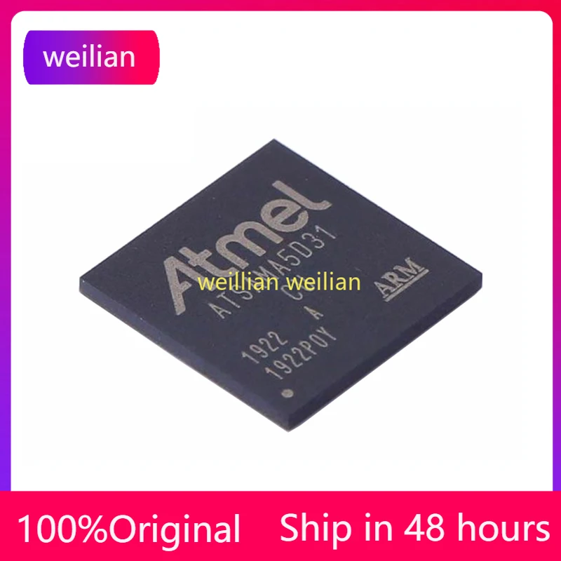 

ATSAMA5D31A-CU package BGA-324 new original genuine microcontroller IC chip (MCU/MPU/SOC)