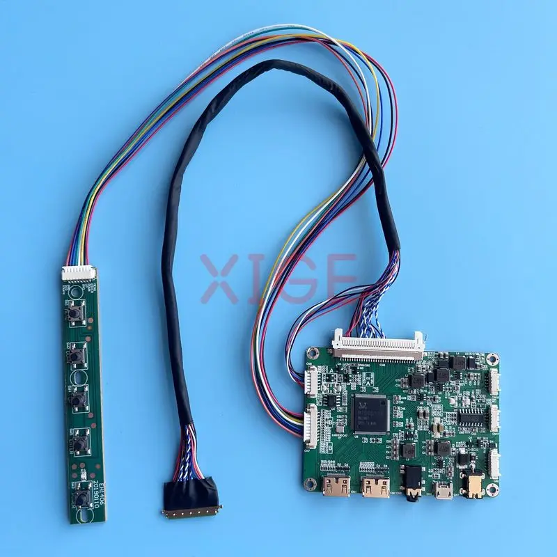 

Screen Controller Driver Board Fit LP140WH8-TLA1/TLC1/TLD1 14" LVDS 40-Pin Mini-HDMI Laptop Monitor Micro USB 1366*768 DIY Kit