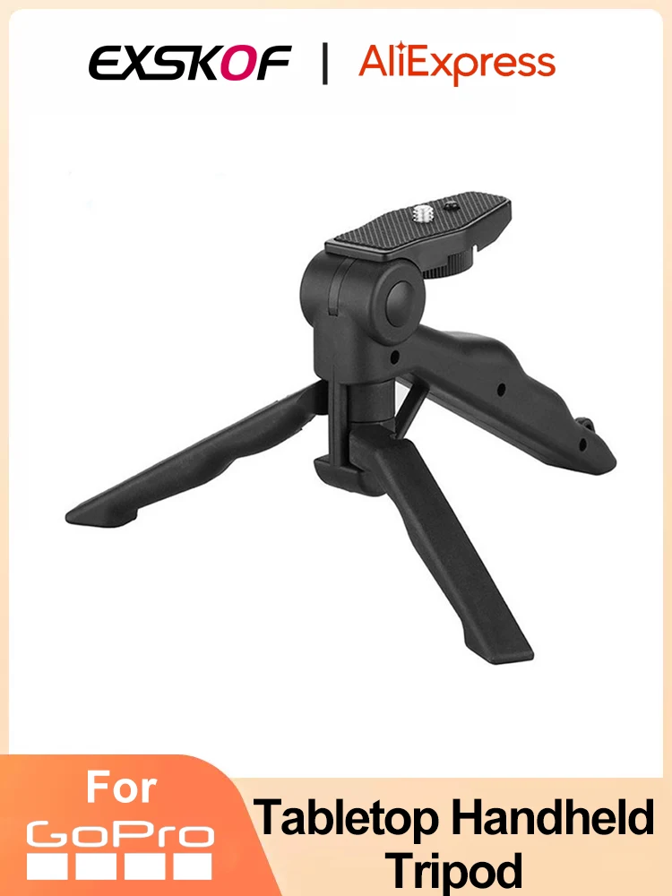 

Action Camera Tabletop Tripod Handheld Tripod Adjustable Angle For GoPro Hero 11 10 9 SJCAM AKASO EKEN Mobile Phone Accessories