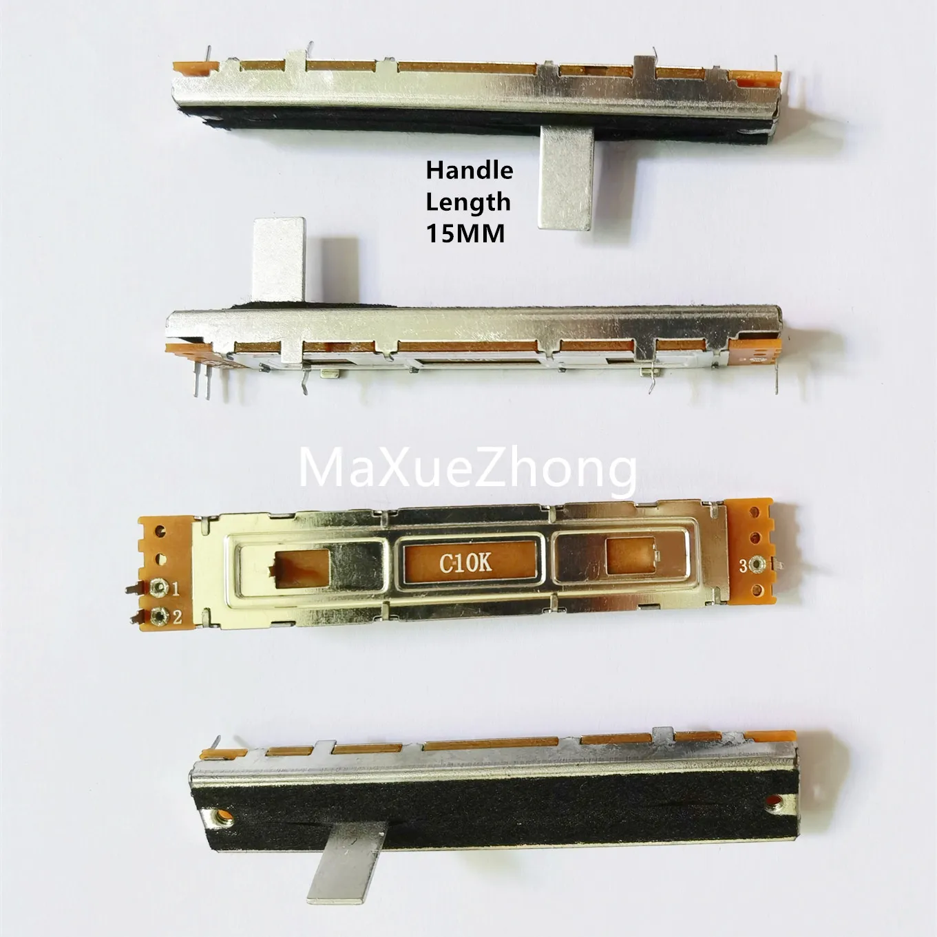 Оригинальный новый 100% одинарный потенциометр для миксера A10K B10K C10K, общая длина 88 мм, Длина ручки 12MMB (переключатель)
