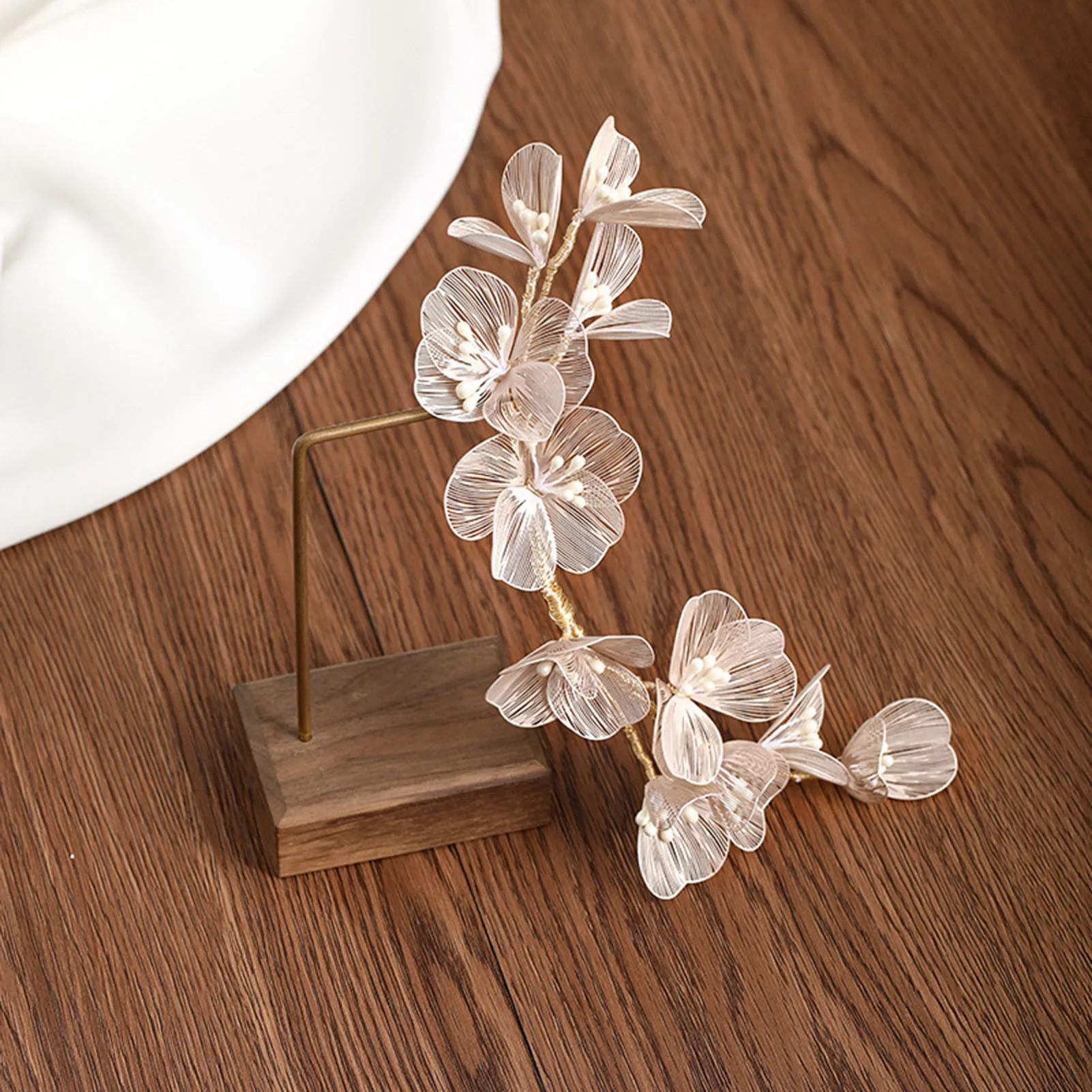 

Elegant Sweet Headbands Fashion Bridal Wedding Hair Decoration Flower for Women Girls Headpiece Hair Clips Jewelry Hair Ornament