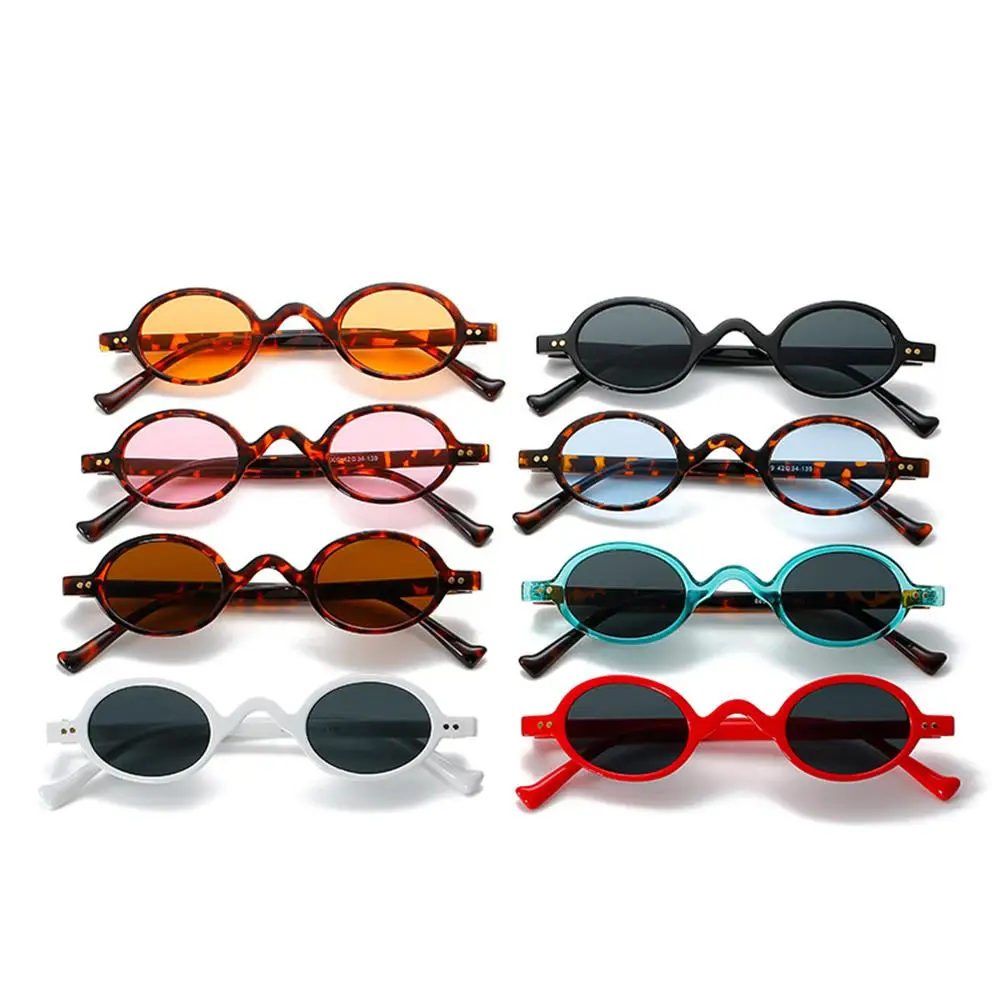 

Fashion Punk Shades Hip Hop Sun Glasses Round Sunglasses Oval Sunglasses Small Frame