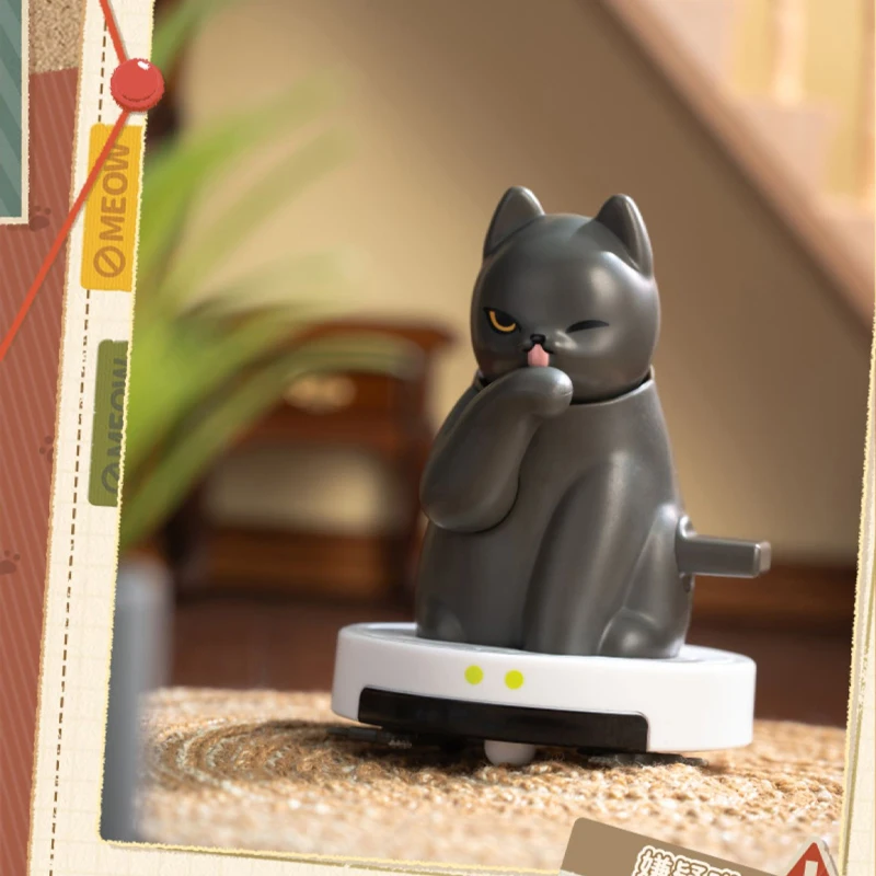Фото Новая коллекционная серия 52toys Blind Box Irobocat: Заводная игрушка-сюрприз, модель кошки, подарок на день рождения для детей, декор для рабочего стола, для взрослых. №3