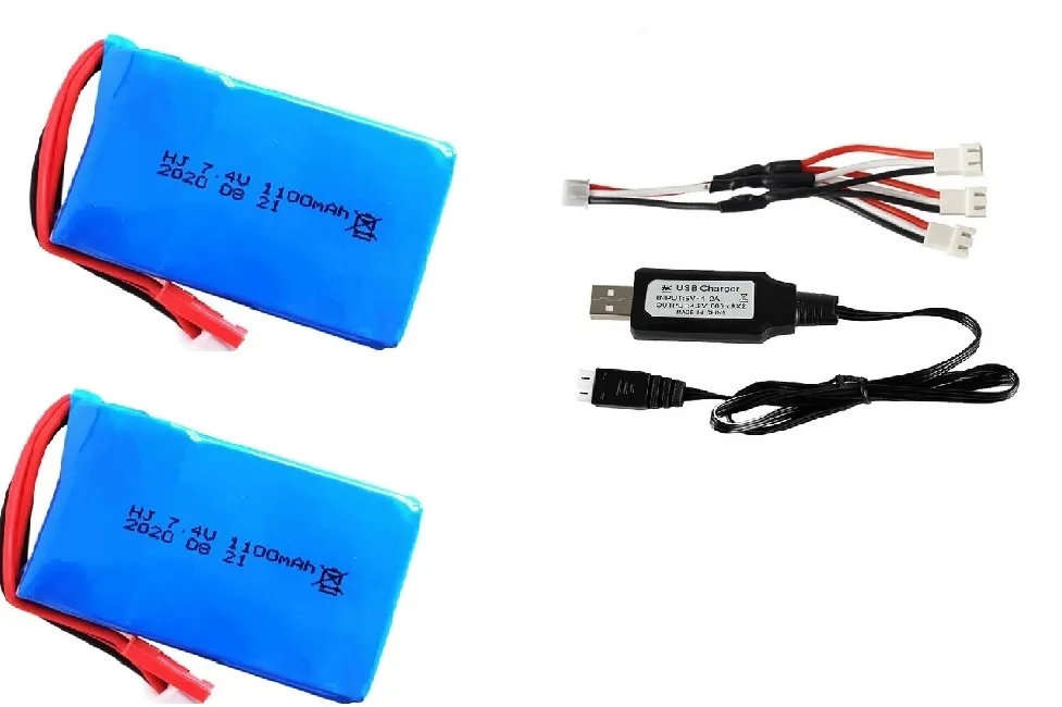 Фото 2S 7,4 В 1100 мАч Lipo аккумулятор XT60 JST разъем для Feilun FT007 высокоскоростной RC пульт дистанционного управления лодка вертолет 4WD автомобиль №3