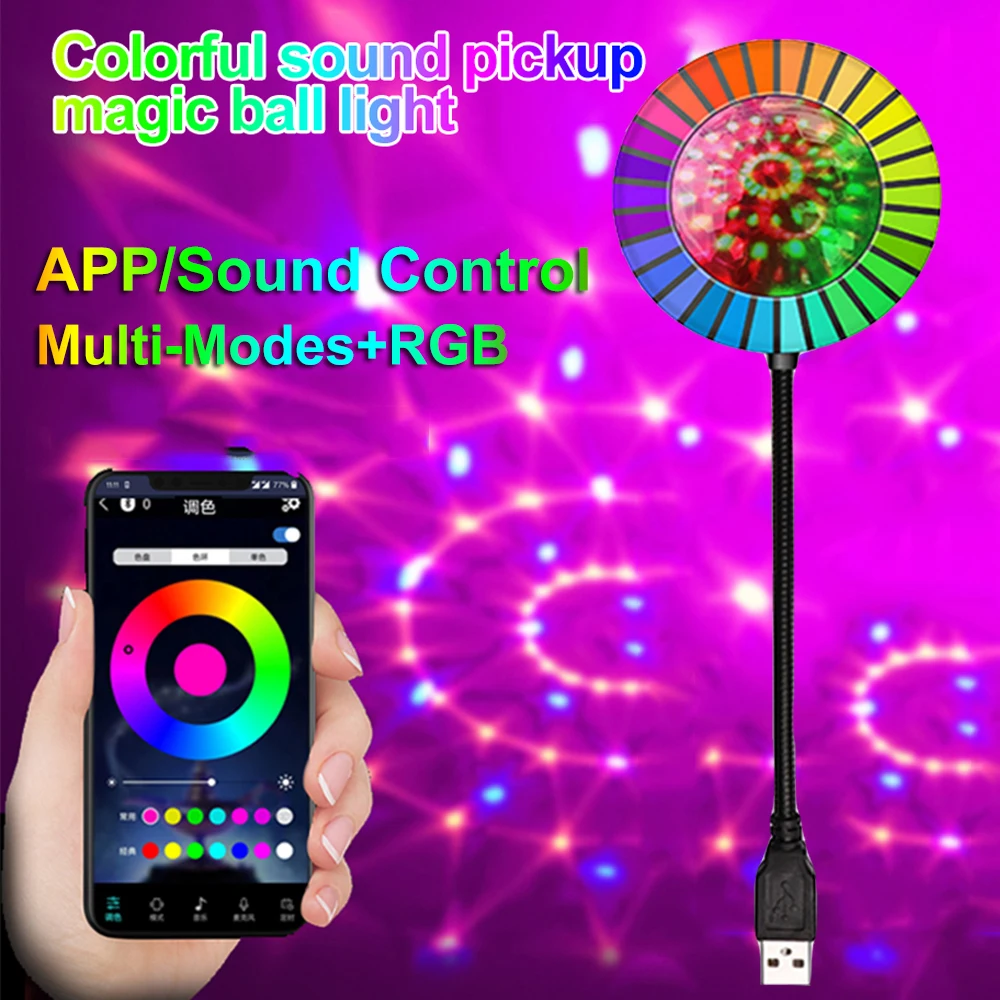 

Автомобильная атмосфера, интерьер, проектор, управляемый приложением, USB, звукосниматель, голосовое управление, ночник, мульти-режимы, ритмичная лампа