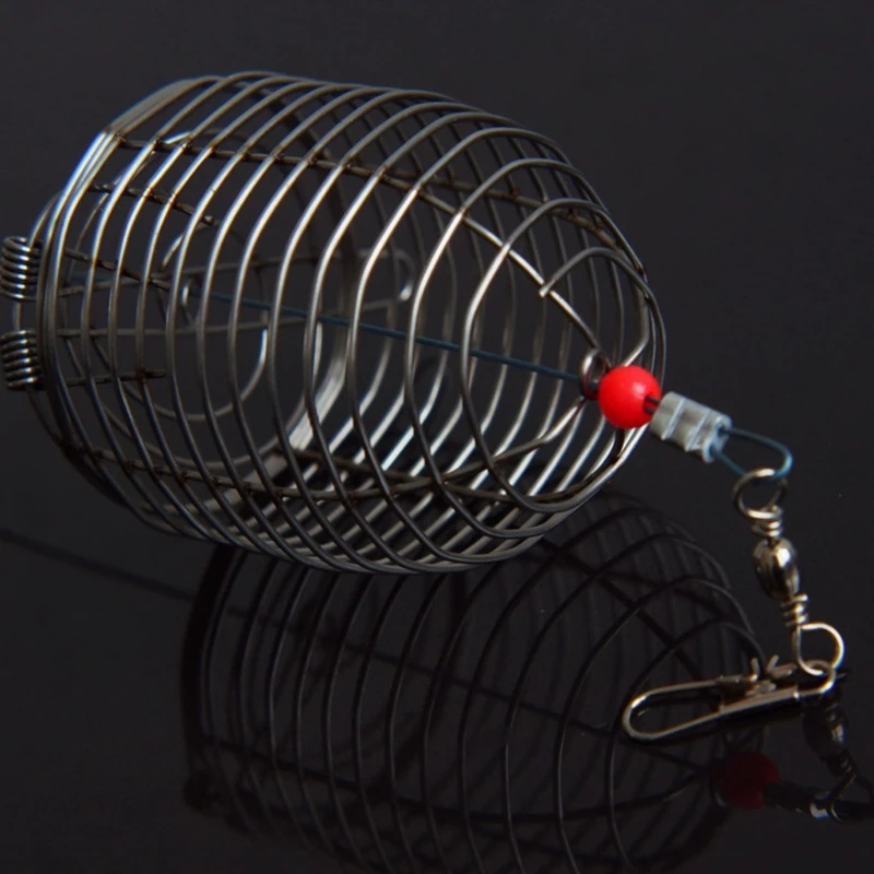 Держатель кормушки клетка для из нержавеющей стали держатель приманок корзина