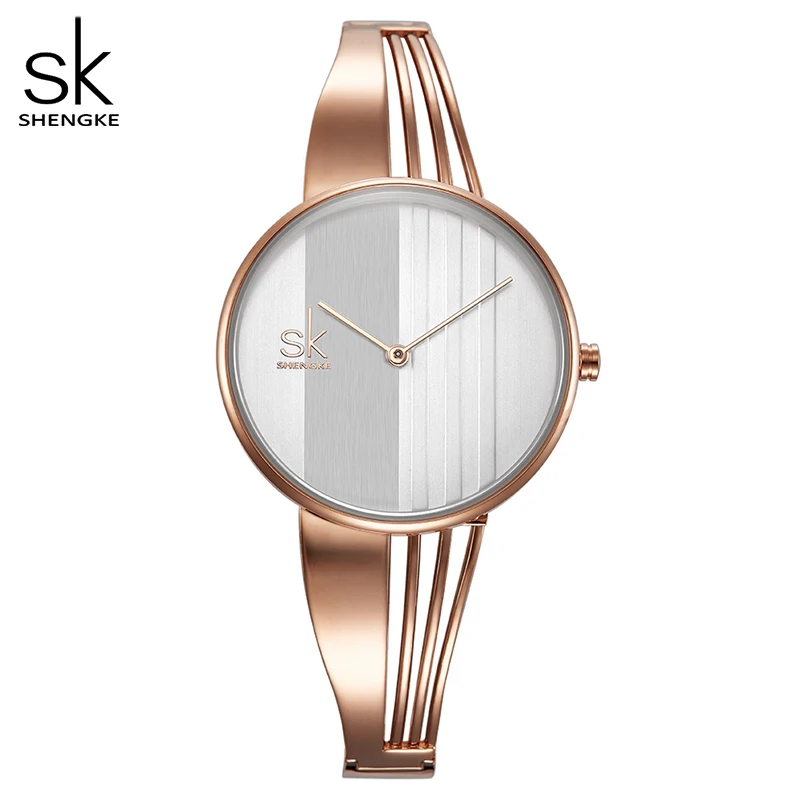 

Shengke Fashion Gold-plated Women Watches Charm Ladies Wristwatch Bracelet Quartz Watch Women Montre Femme Relogio NO.2