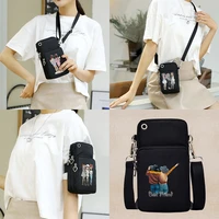 universal mobile phone case bags waterproof purse pouch shoulder sport arm cover for huawei 50 mate 20 friends pattern print