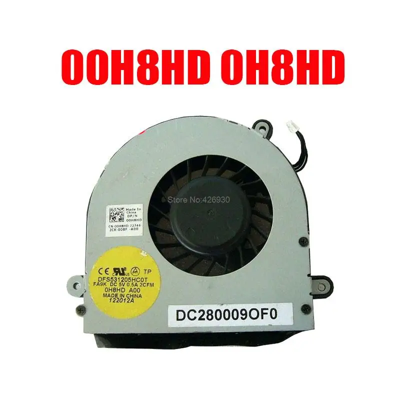 Вентилятор для процессора ноутбука FA9K 00H8HD 0H8HD DFS531205HC0T для DELL Alienware M14X R1 DC280009OF0 DC5V 0.5A Новинка