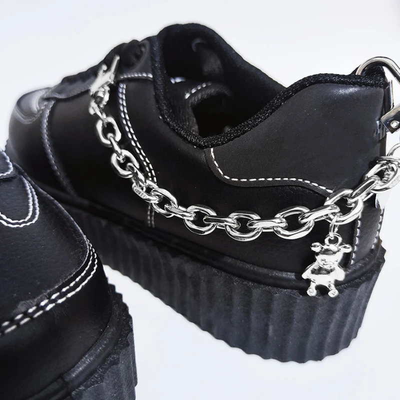 

Стильные подвески «сделай сам» на шнурках в стиле панк для кроссовок, винтажные модные крутые аксессуары для обуви, универсальные роскошные дизайнерские подвески для кроссовок