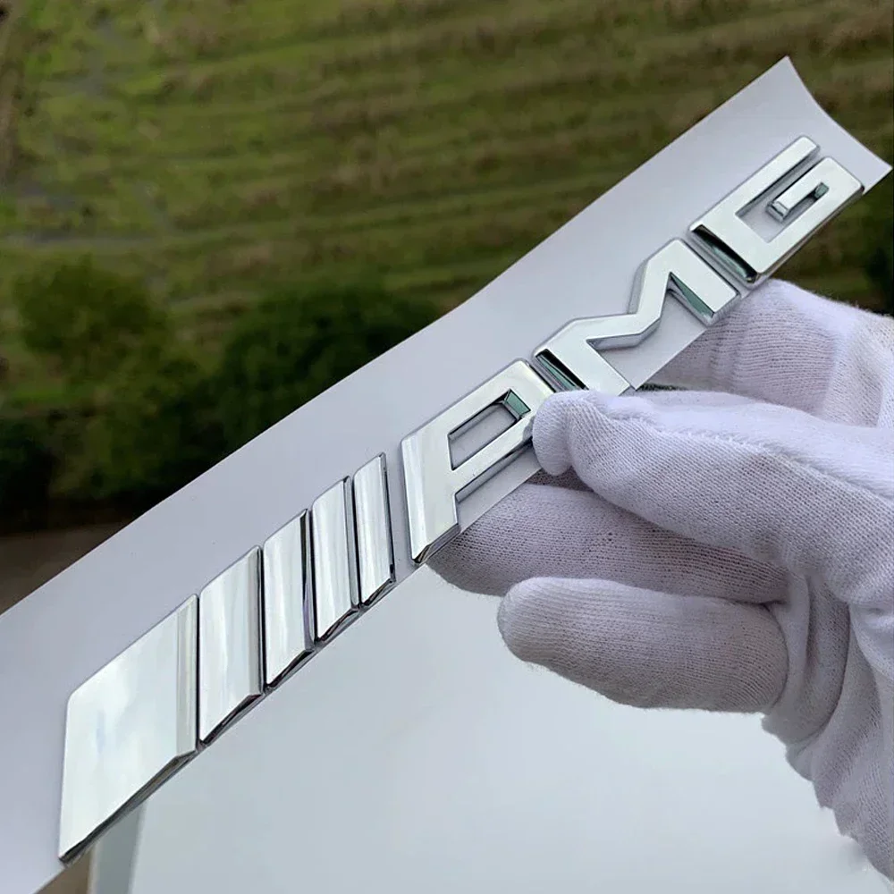 3D ABS автомобильный задний багажник наклейка с буквами для Mercedes Benz AMG A B C E G CLA C63 C63S