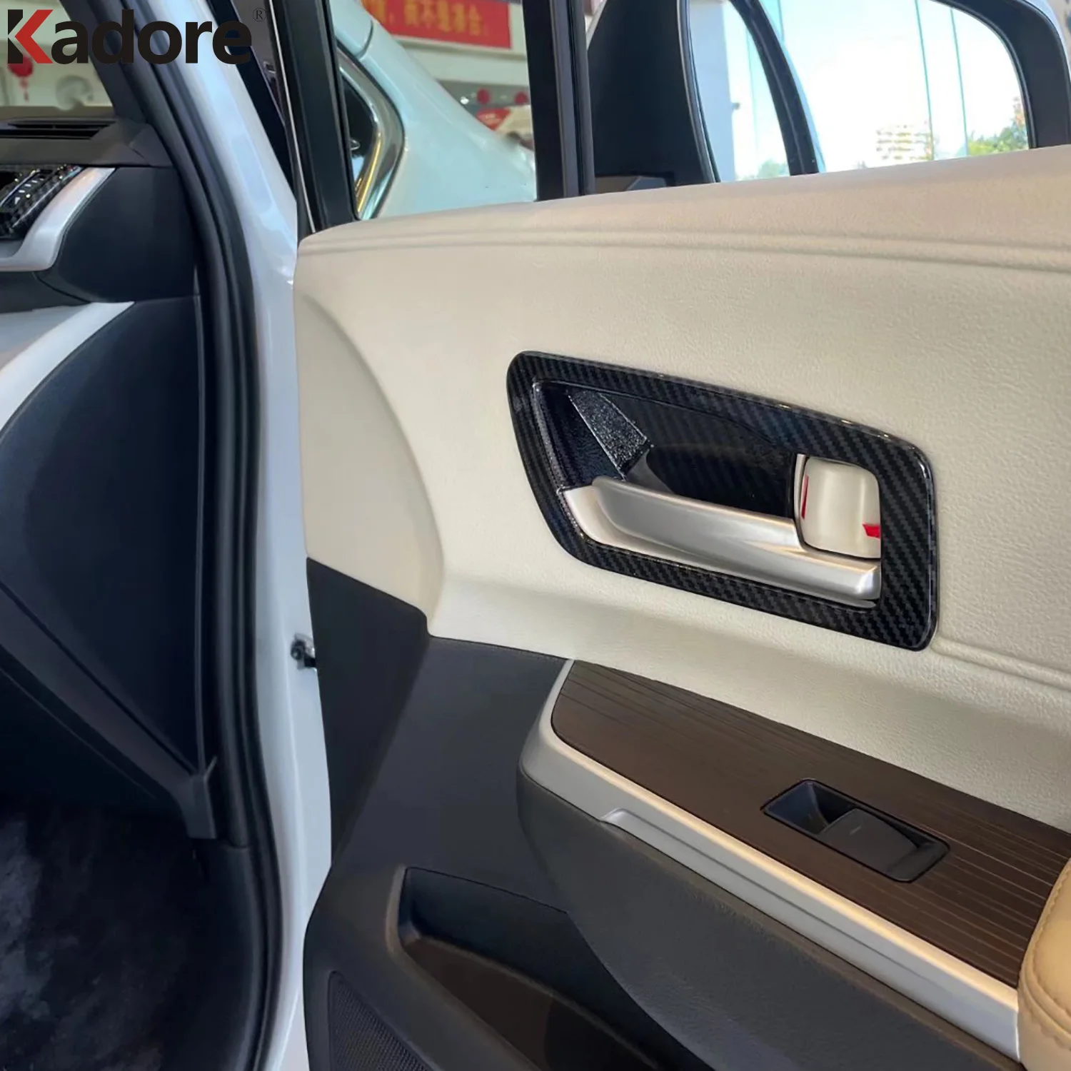 

6 шт., наклейки из углеродного волокна для Toyota Sienna 2021 2022